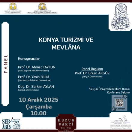 Şeb-i Arus 752. Vuslat Yıl Dönümü Etkinlikleri